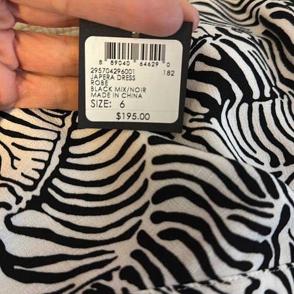 Club Monaco Japera Dress size 6 black and white - Picture 6 of 6